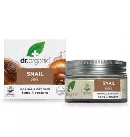 *Гель Dr. Organic з муцином равлика для обличчя та тіла 50мл