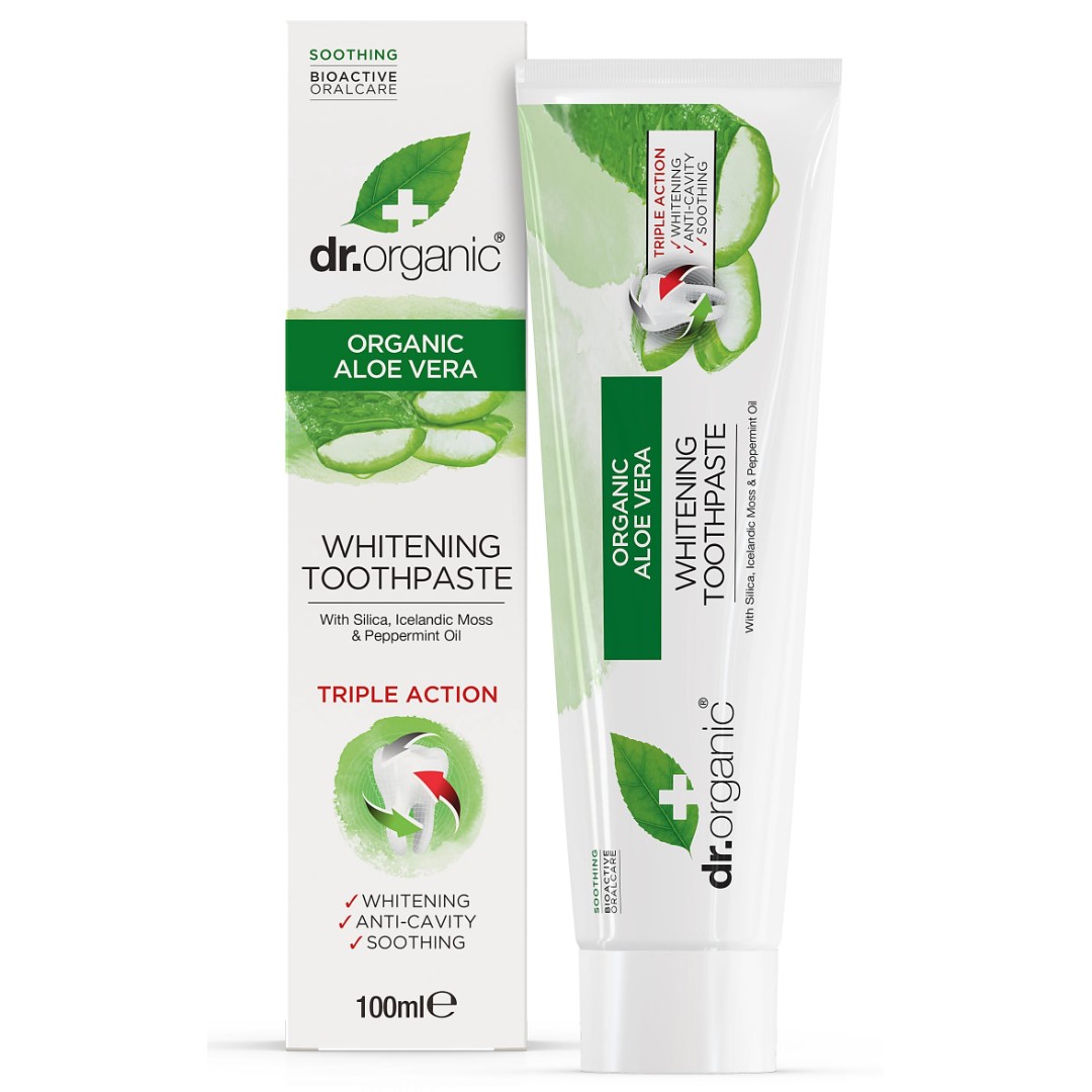 *Зубная паста Dr. Organic с алоэ вера 100мл *Зубная паста Dr. Organic с алоэ вера 100мл