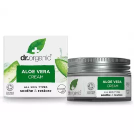*Крем Dr. Organic Заспокійливий та відновлювальний з алое вера 50мл