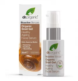 *Сыворотка Dr. Organic для лица с муцином улитки 30мл