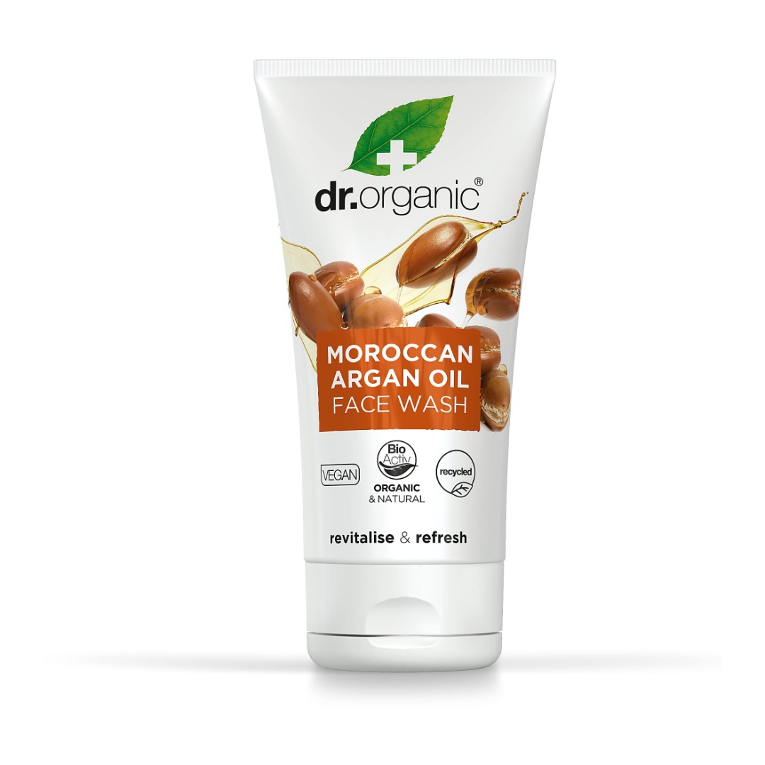 *Гель Dr. Organic Очищувальний для обличчя з марокканською аргановою олією 150мл