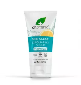 *Скраб-эксфолиант Dr. Organic Skin Clear для жирной кожи 5 в 1 150мл