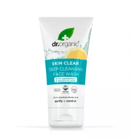 *Гель Dr. Organic Skin Clear для глибокого очищення для масної шкіри обличчя 5 в 1 125мл
