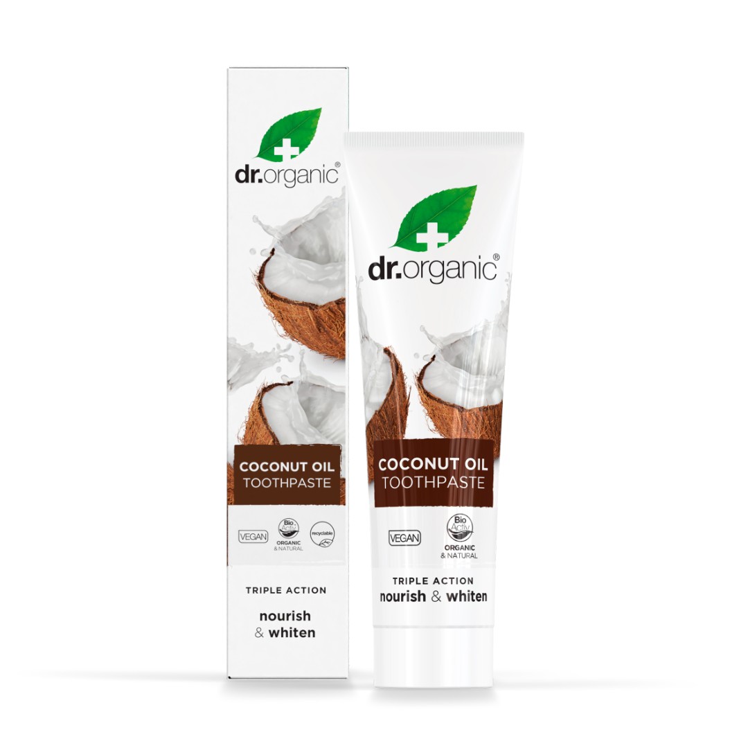 *Зубная паста Dr. Organic с кокосовым маслом 100мл *Зубная паста Dr. Organic с кокосовым маслом 100мл