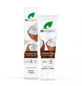 *Зубна паста Dr. Organic з кокосовою олією 100мл