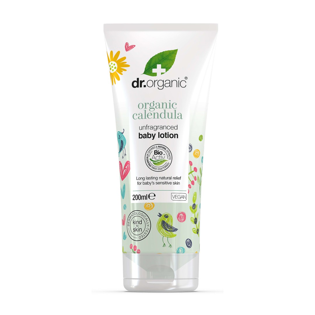 *Лосьон Dr. Organic Детский для тела с календулой без аромата 200мл *Лосьон Dr. Organic Детский для тела с календулой без аромата 200мл