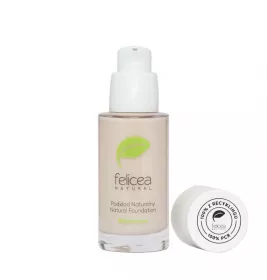 *Тональна основа Felicea для обличчя натуральна, колір натуральний бежевий №415 30 мл