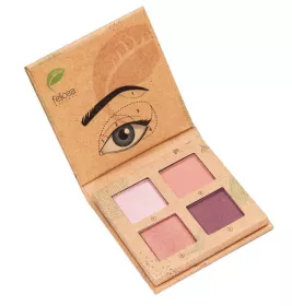 *Палітра тіней Felicea натуральна, кольорова гама світла троянда №202 3,2 гр