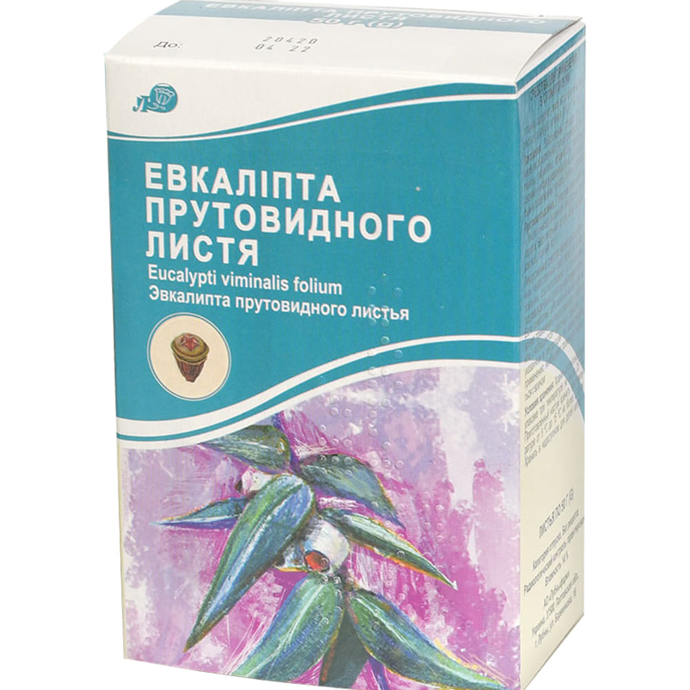 *Евкаліпту листя 50г Лубнифарм