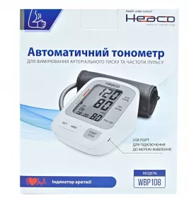 *Тонометр Weony WBP108 авт. на плече