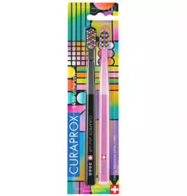*Зубная щетка Curaprox Набор Duo 80`s Edition ультрамягк. №2