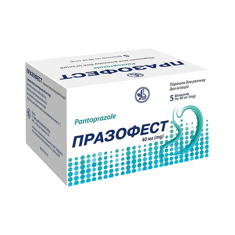 Празофест порошок для р-ну д/ін. флакон 40мг №5