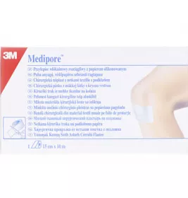 *Пластир мед. хір. Medipore 15 см х 10 м н/ткан. з лайнером 2991/3