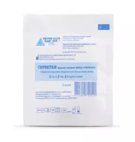 *Серветка марлева Віола стер. 5 х 5 см 12-шар. №2