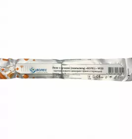 *Лезо Волес р. 20 з ручкою (скальп.) однораз. стер.