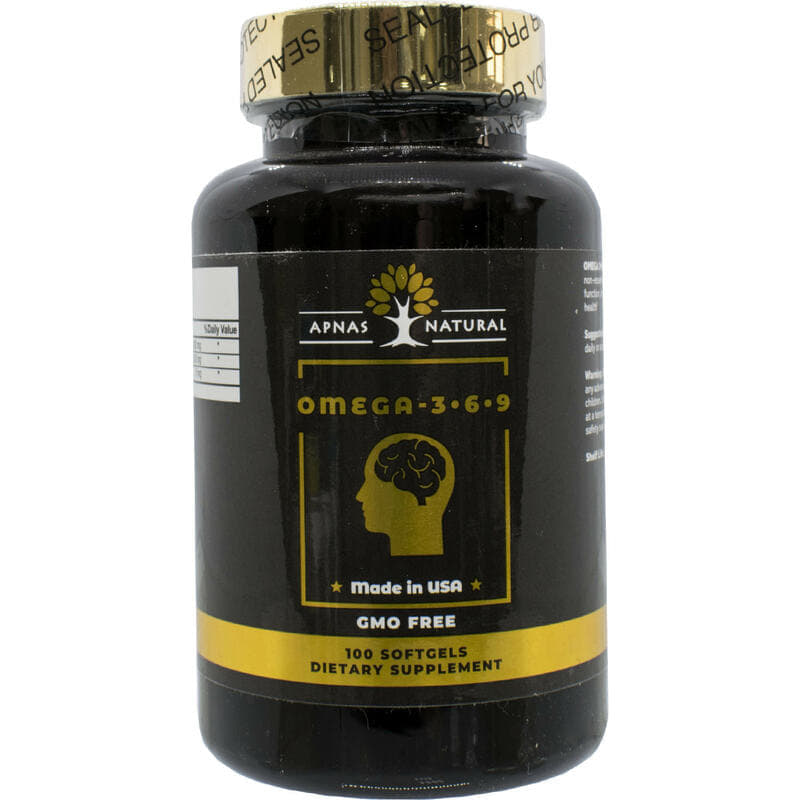 *Омега 3-6-9 жирн. кислоти Apnas Natural 1005мг капс. №100