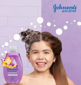 *Шампунь для волосся Johnson's Baby Сильні локони 300 мл