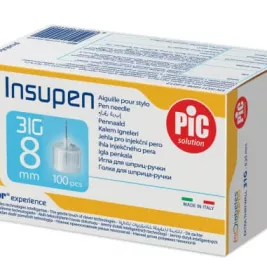 *Голка Insupen для шприц-ручки 31G (0,25*8мм) №100