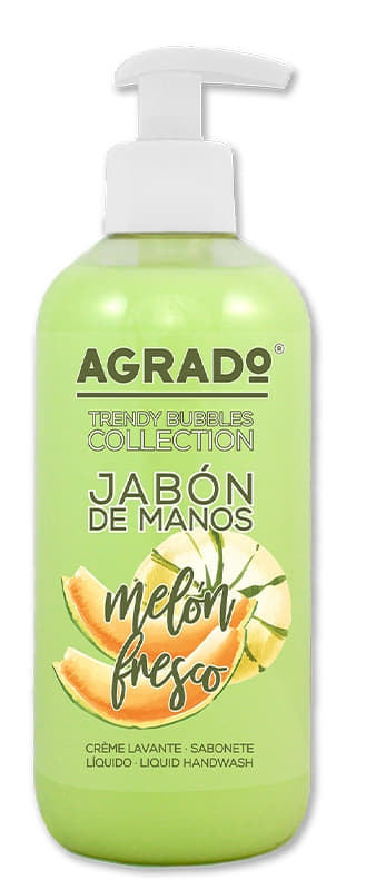 *Мыло жидкое Agrado Trendy Bubbles для рук Свежая Дыня 300 мл *Мыло жидкое Agrado Trendy Bubbles для рук Свежая Дыня 300 мл