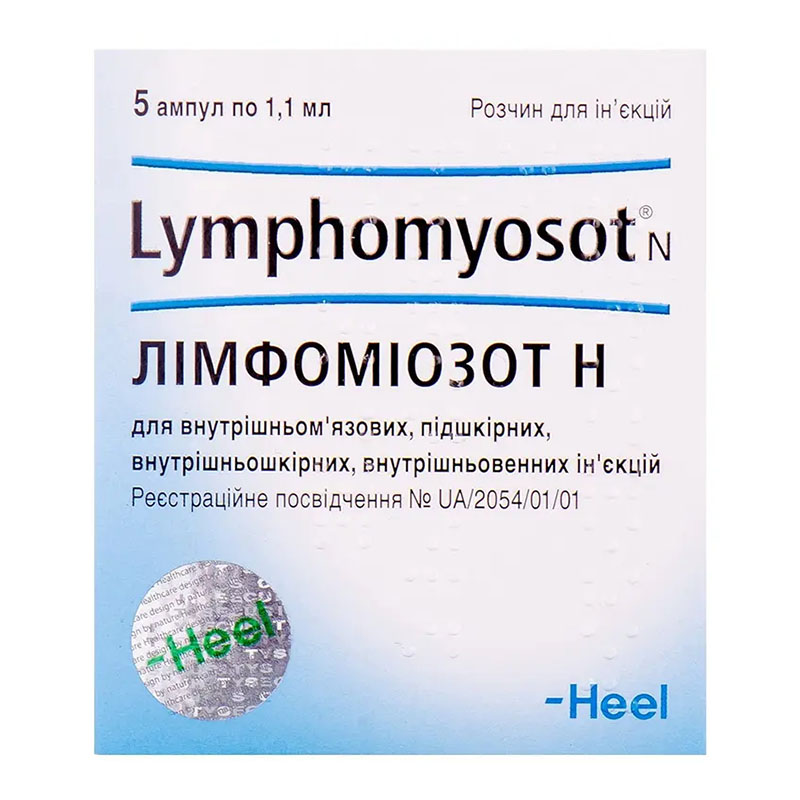 *Лімфоміозот Н р-н д/ін. 1.1мл амп. №100