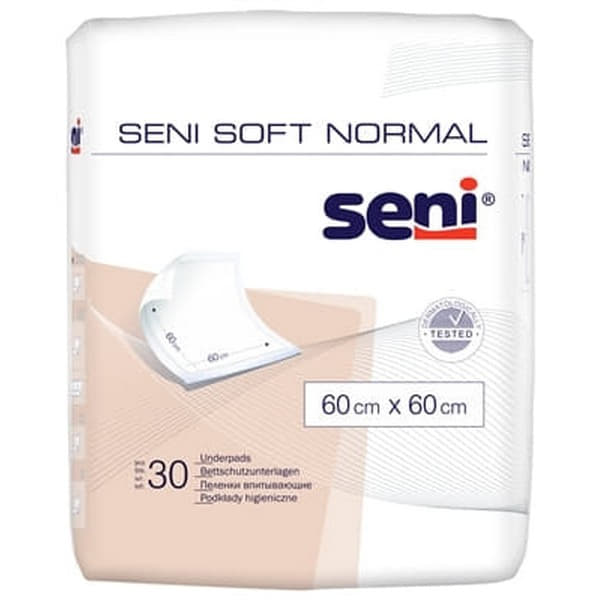 *Пеленки SENI Soft Normal впитывающие 60х60см №30 *Пеленки SENI Soft Normal впитывающие 60х60см №30