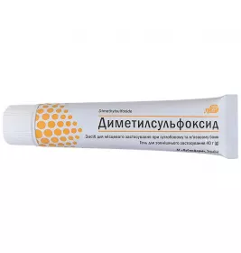 *Диметилсульфоксид гель 50% туба 40г Лубныфарм