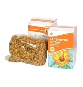*Календулы цветы цельные 50г Лубныфарм