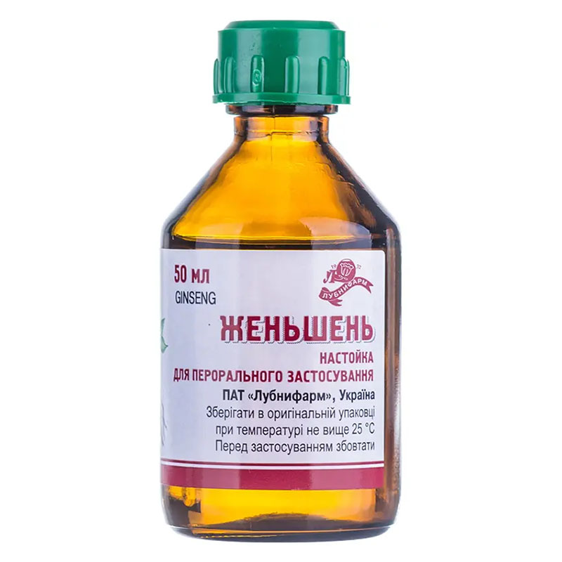 *Женьшеня н-ка флак. 50мл Лубныфарм