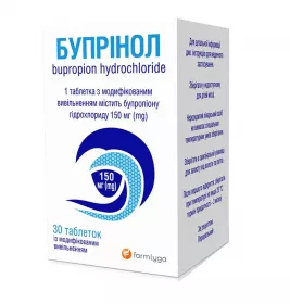 Бупрінол табл. з модиф. вивіл. 150мг №30
