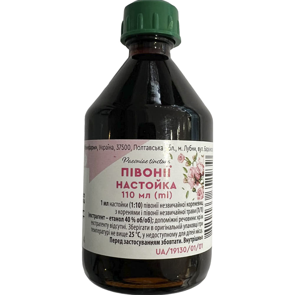 *Піону н-ка флак. 110мл Лубнифарм