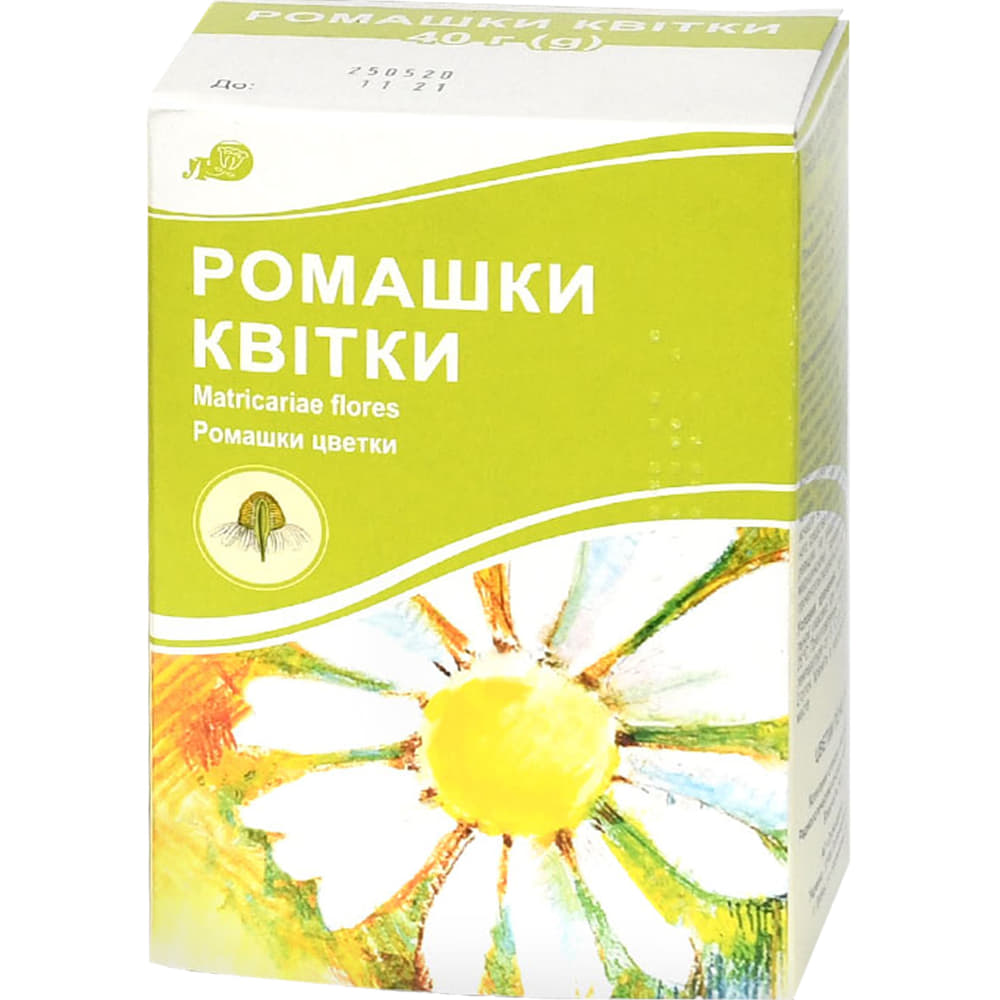 *Ромашки квіти 40г Лубнифарм