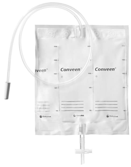 *Сечоприймач Conveen 21804 Бейсік приліжковий, дренаж. трубка 100 см 2000 мл №30
