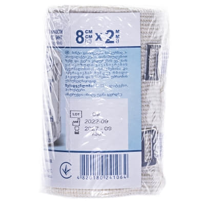 *Бинт Белоснежка эласт. лент. сред. растяж. 8см х 2м