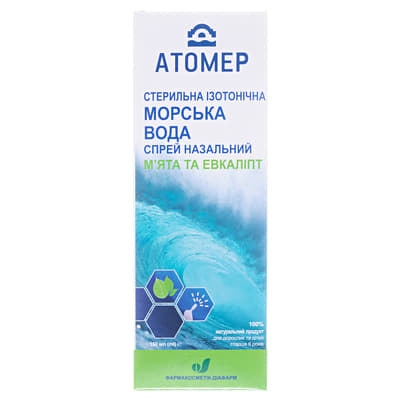 *Атомер мята и эвкалипт спрей наз. фл. 150 мл