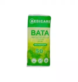 *Вата Medicare гигроскоп. нестерил. зигзаг лента 50г