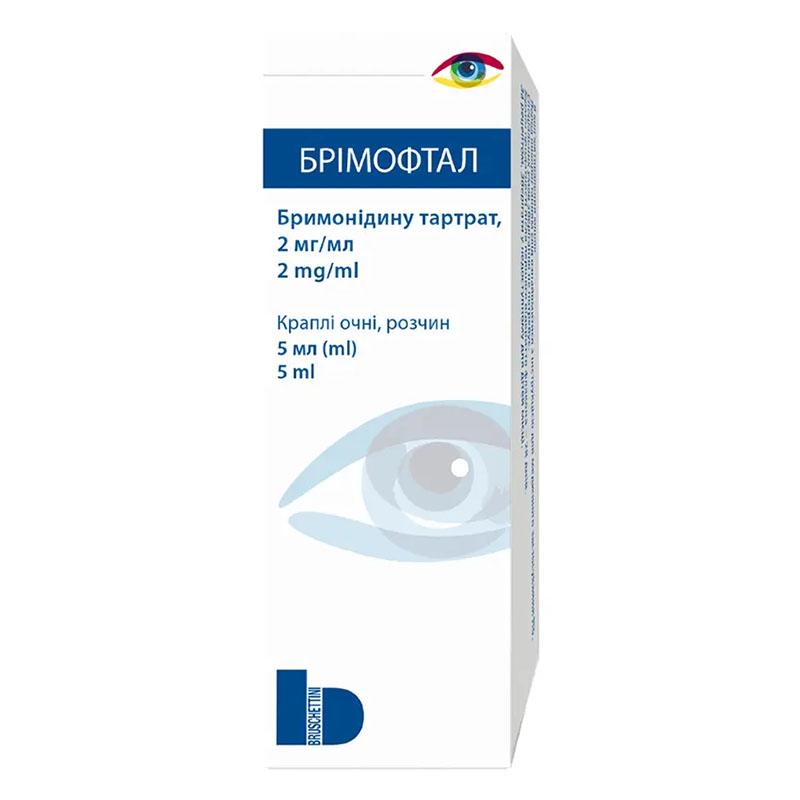 *Брімофтал крап. очні р-н 2мг/мл 5мл фл. п/е карт. кор.