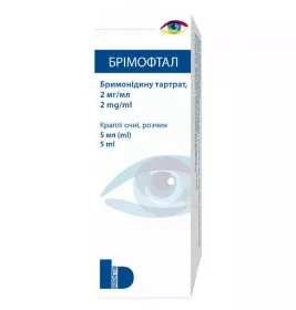 *Брімофтал крап. очні р-н 2мг/мл 5мл фл. п/е карт. кор.