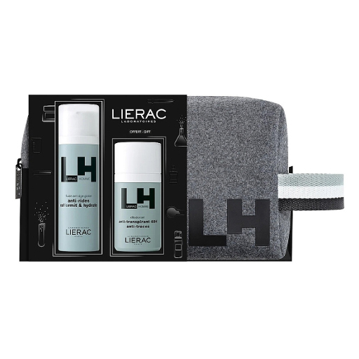*Набор Lierac Ом антивозрастной (флюид 50мл+дезодорант 50мл+косметичка)