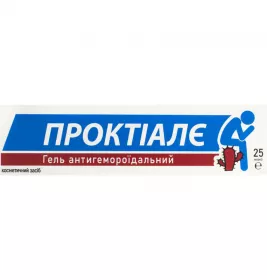 *Гель Проктиале антигеморроидальный туба 25 мл