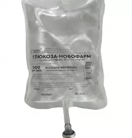 *Глюкоза-Новофарм р-н д/інф. 50 мг/мл 500 мл