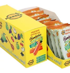 Мармелад Marbee медовий Bumblebee мед яблуко-м'ята 50г
