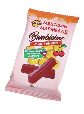 Мармелад Marbee медовий Bumblebee мед вишня 50г