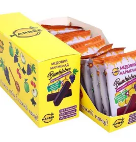 Мармелад Marbee медовий Bumblebee мед прянощі-виноград 50г