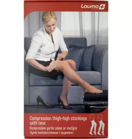 *Панчохи LAUMA компр. з мер. з миском р.2D натур.1 кл. компр. мод. AG 303