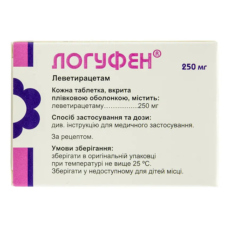 *Логуфен табл. п/о 250мг №60