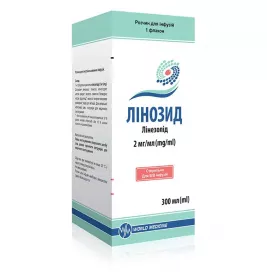 *Лінозид р-н д/інф. 2мг/мл фл. 300мл