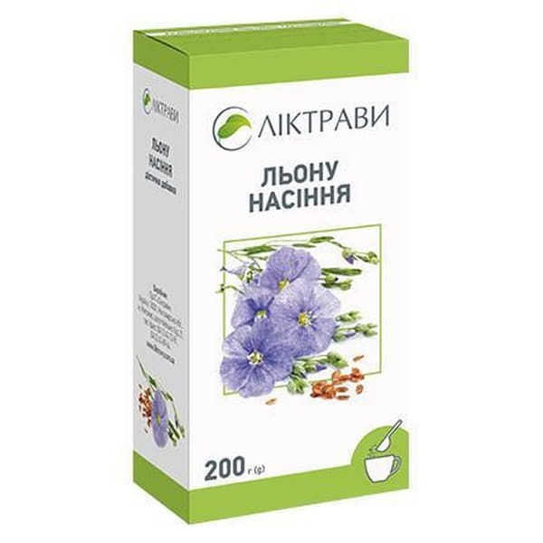 *Льону насіння Ліктрави дієтична добавка, 200г