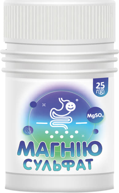 *Магнію сульфат пор. д/сусп. д/внутр. заст. 25г