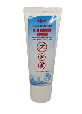 *Крем LekoPro проти укусів комах для дорослих і дітей 75 мл