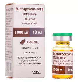 *Метотрексат-Тева р-н д/ін. 100мг/мл 10мл флак. №1